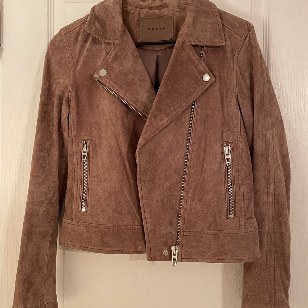 Tan suede jacket